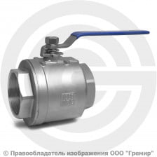 Кран нержавеющий AISI 316 (CF8M) Ду-100 (4") Ру-16 ВР (ВН) муфтовый NK-BML100/6