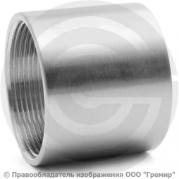Муфта нержавеющая AISI 316 равнопроходная Ду-15 (1/2")