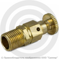 Кран Маевского ручной латунный Ду-10 Ру-10 М10х1,0 НР (НАР) с колпачком Aquasfera 5006 Кран Маевского ручной латунный Ду-10 Ру-10 М10х1,0 НР (НАР) с колпачком Aquasfera 5006