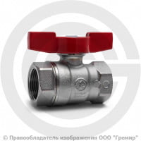 Кран латунный Ду-10 (3/8") Ру-42 ВР (ВН) хром бабочка Giacomini R251D Кран латунный Ду-10 (3/8") Ру-42 ВР (ВН) хром бабочка Giacomini R251D