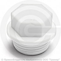 Заглушка PP-R белая НР (НАР) Дн 25-3/4" PRO VALFEX Заглушка PP-R белая НР (НАР) Дн 25-3/4" PRO VALFEX