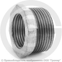 Футорка чугунная оцинкованная НР-ВР (НАР-ВН) Ду 40-32 (1 1/2"-1 1/4") Fittex PLUS Футорка чугунная оцинкованная НР-ВР (НАР-ВН) Ду 40-32 (1 1/2"-1 1/4") Fittex PLUS
