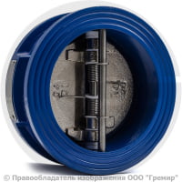 Клапан обратный двухстворчатый чугунный межфланцевый Ду-250 Ру-16 (Т<120°С) ств чугун Benarmo Клапан обратный двухстворчатый чугунный межфланцевый Ду-250 Ру-16 (Т<120°С) ств чугун Benarmo