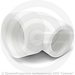 Угольник PP-R переходной белый внутренняя пайка Дн 25-20 90гр Pro Aqua