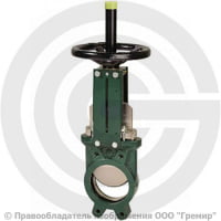 Задвижка шиберная односторонняя с выдвижным штоком Ду-350 Ру-7 (Т<80°С) VG3400 Tecofi Задвижка шиберная односторонняя с выдвижным штоком Ду-350 Ру-7 (Т<80°С) VG3400 Tecofi
