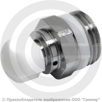 Кран Маевского ручной латунный Ду-6 (1/8") Ру-10 НР (НАР) с колпачком Giacomini R66A Кран Маевского ручной латунный Ду-6 (1/8") Ру-10 НР (НАР) с колпачком Giacomini R66A