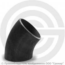 Отвод П45 108х5 (Ду-100) стальной (Ст.20) 45 градусов ГОСТ 17375
