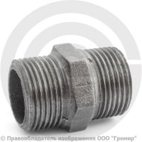 Ниппель чугунный НР (НАР) Ду 25 (1") Ниппель чугунный НР (НАР) Ду 25 (1")