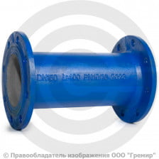 Патрубок фланцевый ПФ Ду-50 L=150мм ВЧШГ с ЦПП цинк+AL ГОСТ ISO 2531-2012