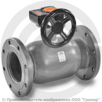 Кран стальной фланцевый с редуктором Ду-125 Ру-16 L=350мм LD КШ.Ц.Ф.Р. 125/100.016.Н/П Кран стальной фланцевый с редуктором Ду-125 Ру-16 L=350мм LD КШ.Ц.Ф.Р. 125/100.016.Н/П