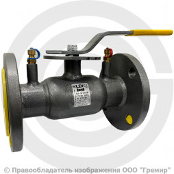 Кран регулирующий ручной стальной фланцевый Ду-32 Ру-40 Kvs=17.37м3/ч с измерительными ниппелями LD КШ.Ц.Ф. Energy Regula.032.040.Н/П.02