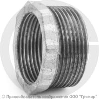 Футорка чугунная оцинкованная НР-ВР (НАР-ВН) Ду 50-40 (2"-1 1/2") Fittex PLUS Футорка чугунная оцинкованная НР-ВР (НАР-ВН) Ду 50-40 (2"-1 1/2") Fittex PLUS