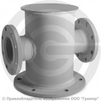 Подставка пожарная фланцевая односторонняя ППФО Ду-300 ВЧШГ с ЦПП цинк+AL ГОСТ ISO 2531-2012 Подставка пожарная фланцевая односторонняя ППФО Ду-300 ВЧШГ с ЦПП цинк+AL ГОСТ ISO 2531-2012