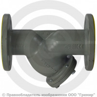 Фильтр сетчатый Y-образный чугунный фланцевый Ду-20 Ру-16 (Т<250°С) Giacomini R74F Фильтр сетчатый Y-образный чугунный фланцевый Ду-20 Ру-16 (Т<250°С) Giacomini R74F