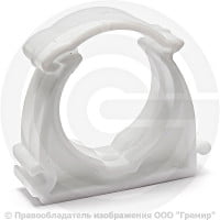 Опора PP-R с фиксатором белая Дн 20 RTP (РосТурПласт) Опора PP-R с фиксатором белая Дн 20 RTP (РосТурПласт)