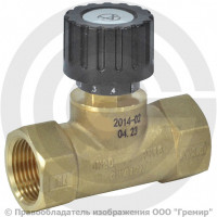 Клапан балансировочный ручной латунный муфтовый Ду-20 Ру-16 ВР (ВН) Kvs=2.5м3/ч без ниппелей EURO Aquasfera Клапан балансировочный ручной латунный муфтовый Ду-20 Ру-16 ВР (ВН) Kvs=2.5м3/ч без ниппелей EURO Aquasfera