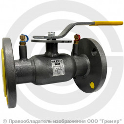 Кран регулирующий ручной стальной фланцевый Ду-40 Ру-40 Kvs=26.18м3/ч с измерительными ниппелями LD КШ.Ц.Ф. Energy Regula.040.040.Н/П.02