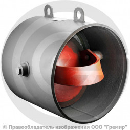 Клапан обратный поворотный стальной под приварку Ду-500 Ру-40 (Т<350°С) 19с47нж