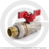 Кран латунный Ду-15 (1/2") Ру-40 ВР-"Американка" никель полнопроходной бабочка Aquasfera Euro 1007 Кран латунный Ду-15 (1/2") Ру-40 ВР-"Американка" никель полнопроходной бабочка Aquasfera Euro 1007