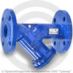 Фильтр сетчатый Y-образный чугунный фланцевый Ду-250 Ру-16 (Т<300°С) Benarmo