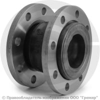 Компенсатор резиновый фланцевый (гибкая вставка) Ду-80 Ру-10/16 EPDM Китай Компенсатор резиновый фланцевый (гибкая вставка) Ду-80 Ру-10/16 EPDM Китай