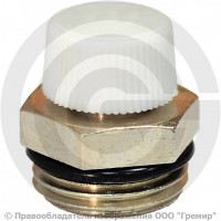 Кран Маевского ручной латунный Ду-15 (1/2") Ру-10 НР (НАР) с колпачком Ogint Кран Маевского ручной латунный Ду-15 (1/2") Ру-10 НР (НАР) с колпачком Ogint