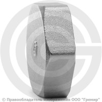 Заглушка латунная ВР (ВН) Ду-25 (1") никель SantechSystems Заглушка латунная ВР (ВН) Ду-25 (1") никель SantechSystems