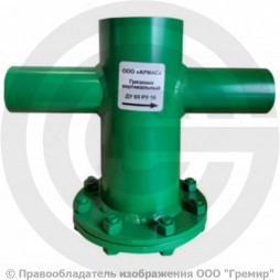 Грязевик абонентский вертикальный стальной под приварку Ду-80 Ру-16 АРМАС