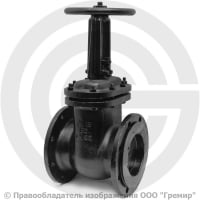 Задвижка чугунная фланцевая Ду-200 Ру-16 (Т<225°С) 30ч6бр ЛМЗ Задвижка чугунная фланцевая Ду-200 Ру-16 (Т<225°С) 30ч6бр ЛМЗ