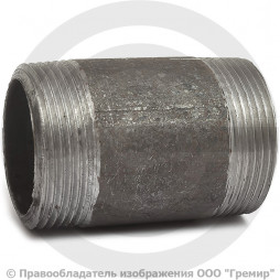 Бочонок стальной L=60мм Ду-32 (1 1/4") КАЗ