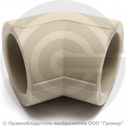 Угольник PP-R серый внутренняя пайка Дн 110 45гр VALFEX