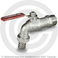 Кран латунный водоразборный Ду-15 (1/2") Ру-10,5 НР-Штуцер рычаг Giacomini R621 Кран латунный водоразборный Ду-15 (1/2") Ру-10,5 НР-Штуцер рычаг Giacomini R621