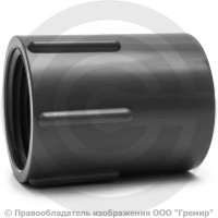 Муфта ПВХ серая под клеевое соединение Дн 32х1" Ру16 ВР напорная Aquaviva FTH032C Муфта ПВХ серая под клеевое соединение Дн 32х1" Ру16 ВР напорная Aquaviva FTH032C