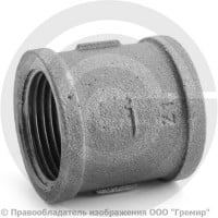 Муфта чугунная ВР (ВН) Ду 25 (1") Муфта чугунная ВР (ВН) Ду 25 (1")