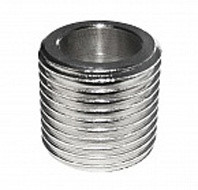 Ниппель с полной резьбой латунный НР (НАР) Ду 15 (1/2")