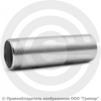 Сгон нержавеющий AISI 304 резьба-резьба Ду-65 (2 1/2") Сгон нержавеющий AISI 304 резьба-резьба Ду-65 (2 1/2")