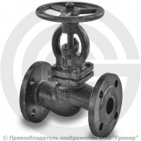 Клапан запорный чугунный фланцевый Ду-80 Ру-25 (Т<200°С) 15кч16нж Китай Клапан запорный чугунный фланцевый Ду-80 Ру-25 (Т<200°С) 15кч16нж Китай