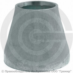 Переход 219х12-89х6 (Ду 200-80) оцинкованный концентрический ГОСТ 17378