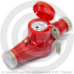 Счётчик крыльчатый многоструйный Ду-32 Ру-16 (Т<120°С) L=260мм импульсный В/К ВСКМ 90 ДГ2 Декаст