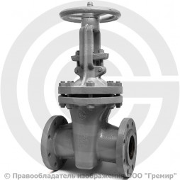 Задвижка стальная фланцевая Ду-80 Ру-40 L=283мм (Т<450°С) 30с15нж ЧАЗ