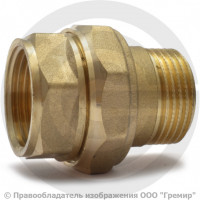 Американка (соединитель) латунная прямая ВР-НР (ВН-НАР) Ду-50 (2") Giacomini R18SP Американка (соединитель) латунная прямая ВР-НР (ВН-НАР) Ду-50 (2") Giacomini R18SP