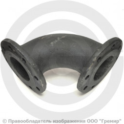 Колено фланцевое УФ Ду-50 (L=150) ВЧШГ с ЦПП цинк+AL ГОСТ ISO 2531-2012