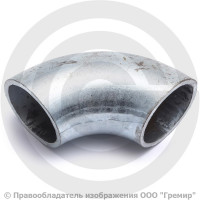 Отвод 42,4х2,8 (Ду-32) оцинкованный 90 градусов исп.1 шовный Отвод 42,4х2,8 (Ду-32) оцинкованный 90 градусов исп.1 шовный