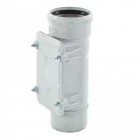 Ревизия PP-MD с крышкой бесшумная светло-серая Дн 90 (DN80) б/нап в/к Ostendorf Skolan dB SKRE Ревизия PP-MD с крышкой бесшумная светло-серая Дн 90 (DN80) б/нап в/к Ostendorf Skolan dB SKRE