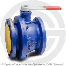 Кран чугунный фланцевый Ду-150 Ру-16 L=210мм полнопроходной Zetkama 565A