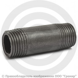 Бочонок стальной L=55мм Ду-15 (1/2") АС