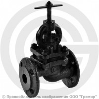 Клапан запорный чугунный фланцевый Ду-65 Ру-25 (Т<225°С) 15кч16п1 Луидор Клапан запорный чугунный фланцевый Ду-65 Ру-25 (Т<225°С) 15кч16п1 Луидор