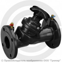 Клапан балансировочный ручной чугунный фланцевый Ду-20 Ру-25 Kvs=9.06м3/ч с измерительными ниппелями MNF-R Ридан Клапан балансировочный ручной чугунный фланцевый Ду-20 Ру-25 Kvs=9.06м3/ч с измерительными ниппелями MNF-R Ридан
