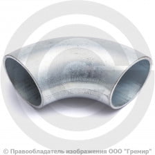 Отвод 57х2,8 (Ду-50) оцинкованный 90 градусов шовный
