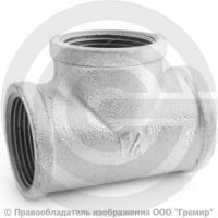 Тройник чугунный оцинкованный ВР (ВН) Ду 32 (1 1/4") Тройник чугунный оцинкованный ВР (ВН) Ду 32 (1 1/4")